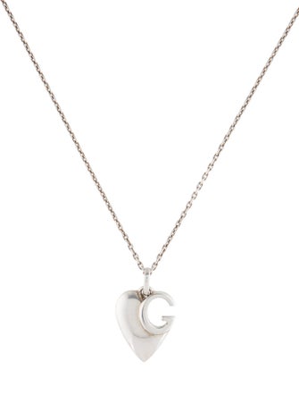 Gucci Charlotte Heart Pendant Necklace