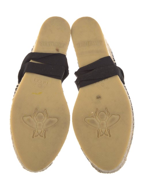 Gucci Double G Logo Jute D'Orsay Pumps