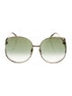 Gucci Oversize Gradient Sunglasses