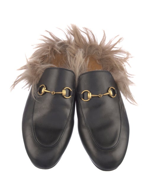 Gucci Horsebit Accent Leather Mules