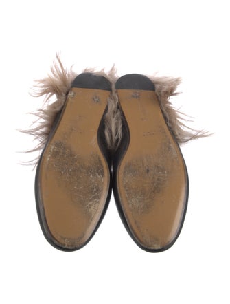 Gucci Horsebit Accent Leather Mules