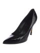 Gucci Bamboo Accent Patent Leather Pumps