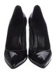 Gucci Bamboo Accent Patent Leather Pumps