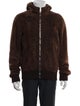 Gucci Web Accent Lamb Fur Windbreaker