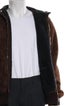 Gucci Web Accent Lamb Fur Windbreaker