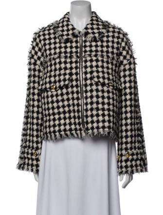 Gucci 2023 Houndstooth Print Evening Jacket