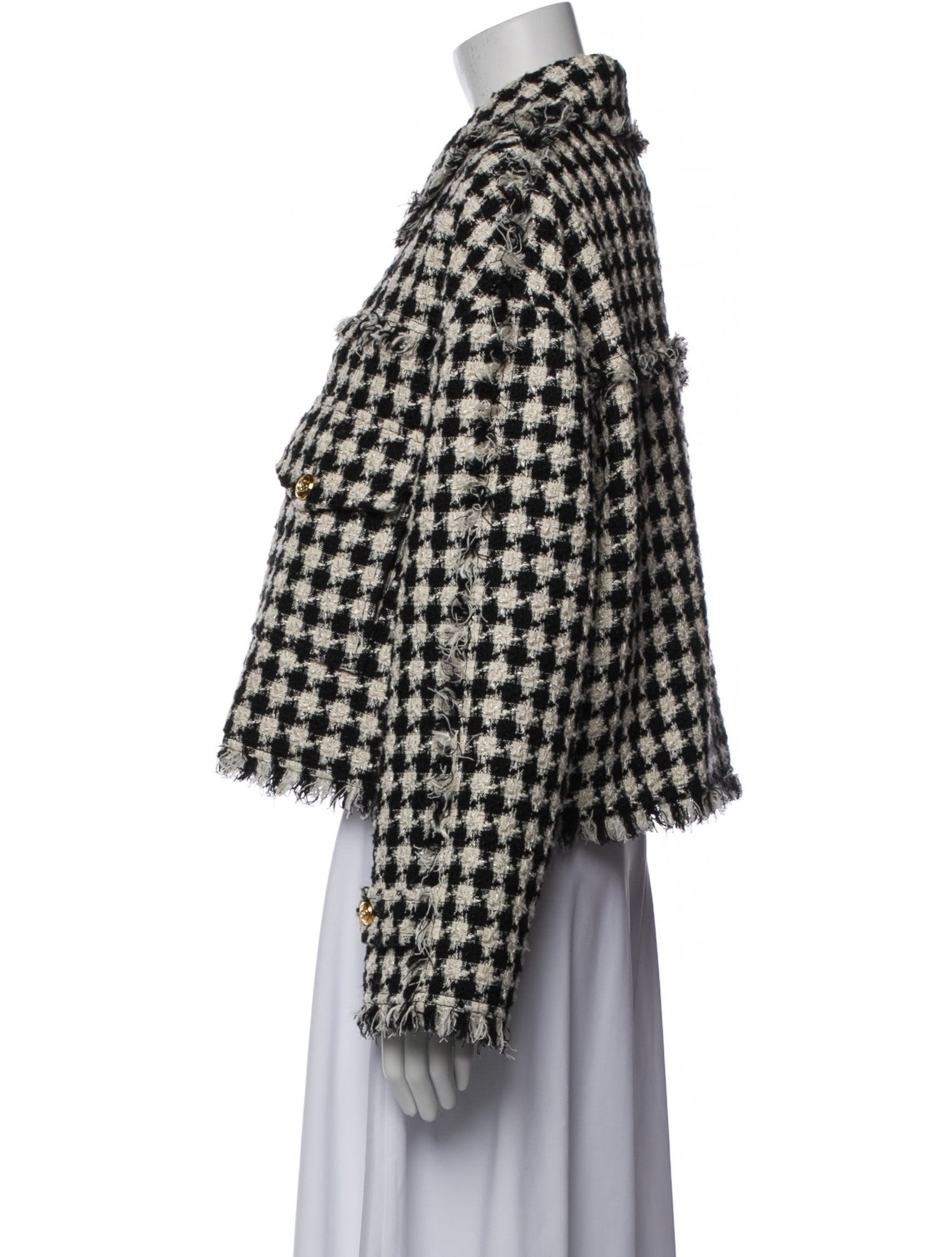 Gucci 2023 Houndstooth Print Evening Jacket