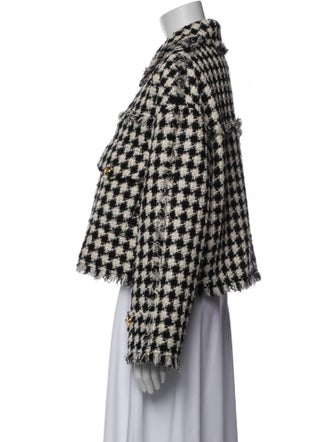 Gucci 2023 Houndstooth Print Evening Jacket
