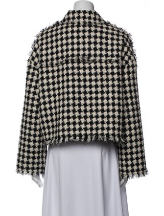 Gucci 2023 Houndstooth Print Evening Jacket