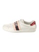 Gucci Web Accent Leather Sneakers