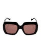 Gucci Interlocking G Logo Square Sunglasses