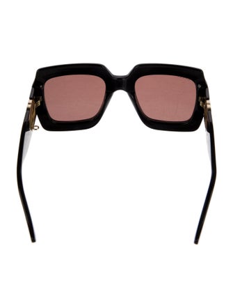 Gucci Interlocking G Logo Square Sunglasses