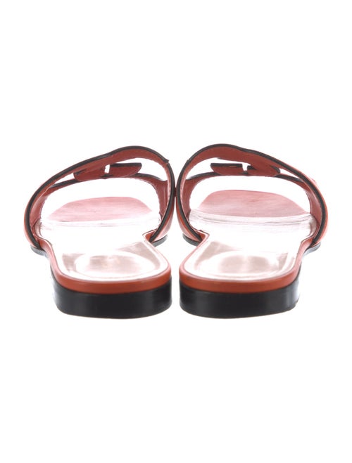 Gucci Interlocking G Logo Leather Slides