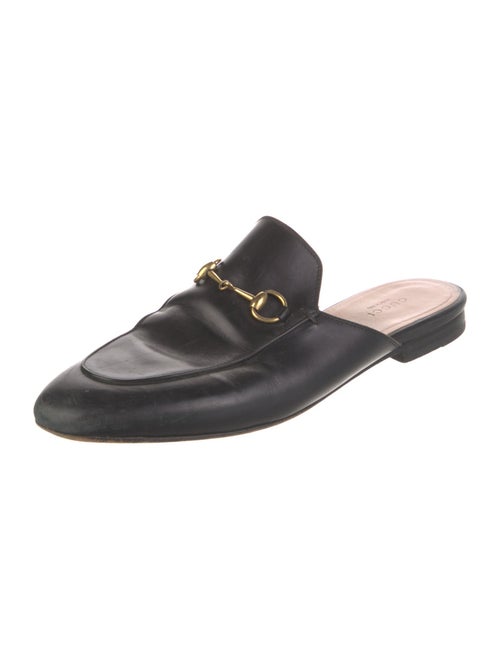 Gucci Horsebit Accent Leather Mules