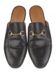 Gucci Horsebit Accent Leather Mules