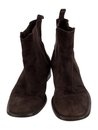 Gucci Suede Chelsea Boots
