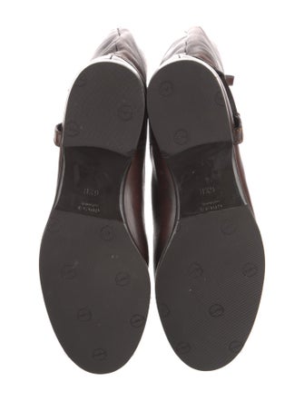 Gucci Interlocking G Logo Leather Riding Boots