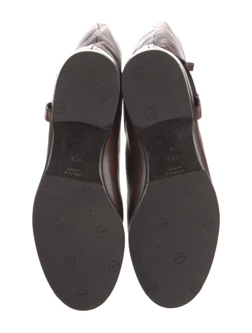 Gucci Interlocking G Logo Leather Riding Boots