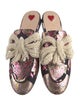 Gucci Jacquard Floral Print Mules