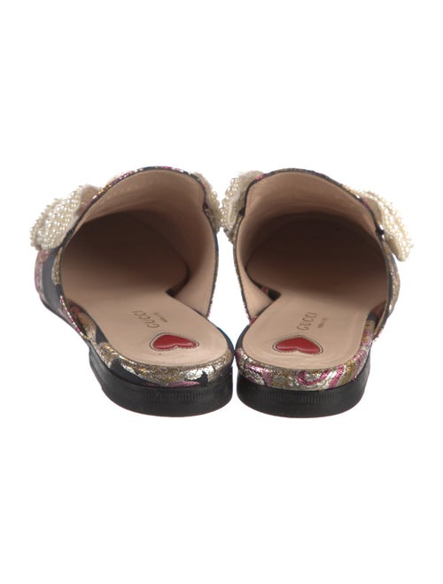 Gucci Jacquard Floral Print Mules