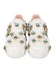 Gucci Web Accent Leather Sneakers