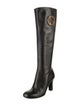 Gucci Interlocking G Logo Leather Boots