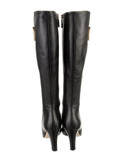 Gucci Interlocking G Logo Leather Boots