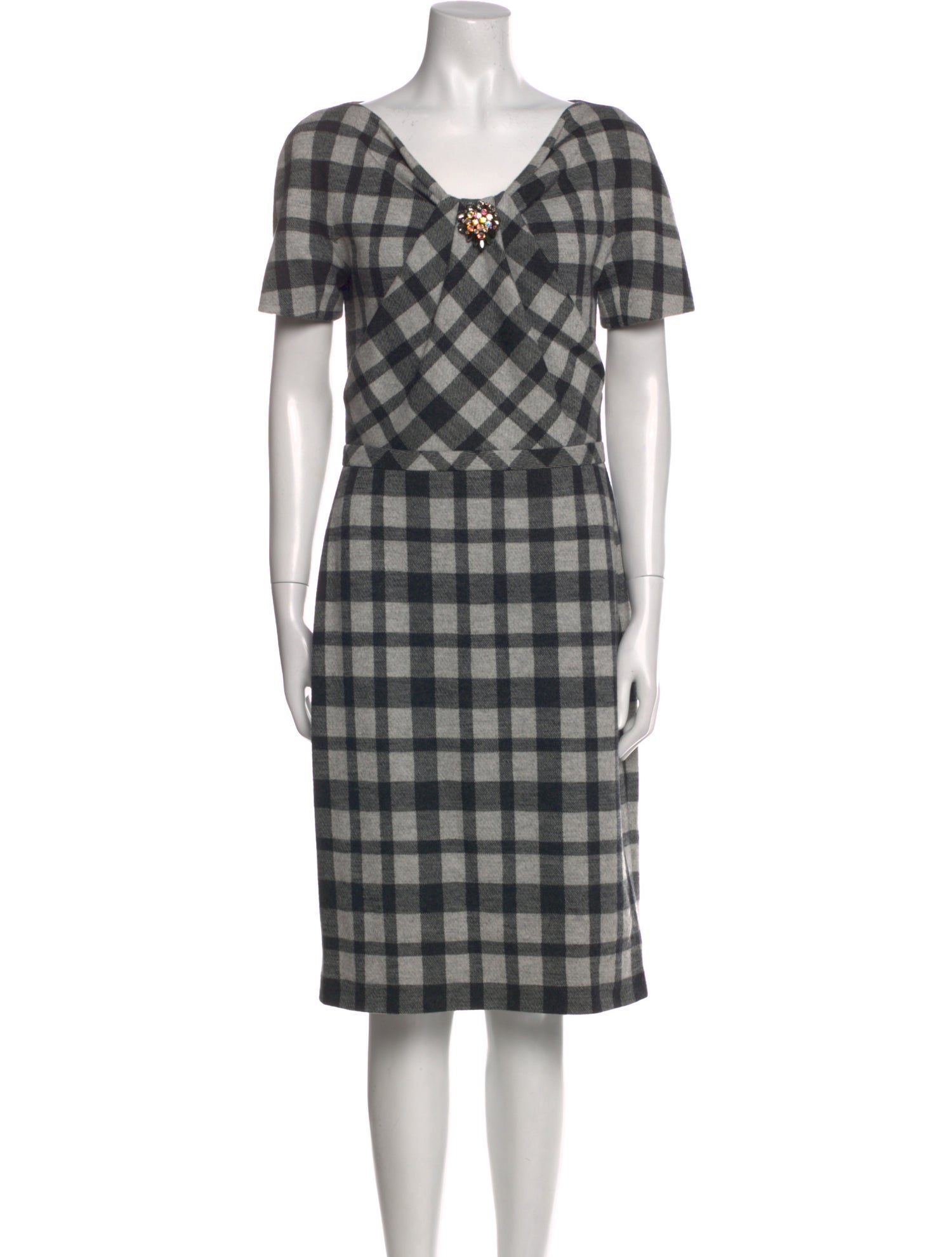 Gucci Wool Knee-Length Dress