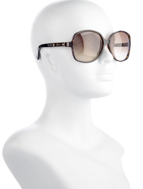 Gucci Interlocking G Logo Oversize Sunglasses