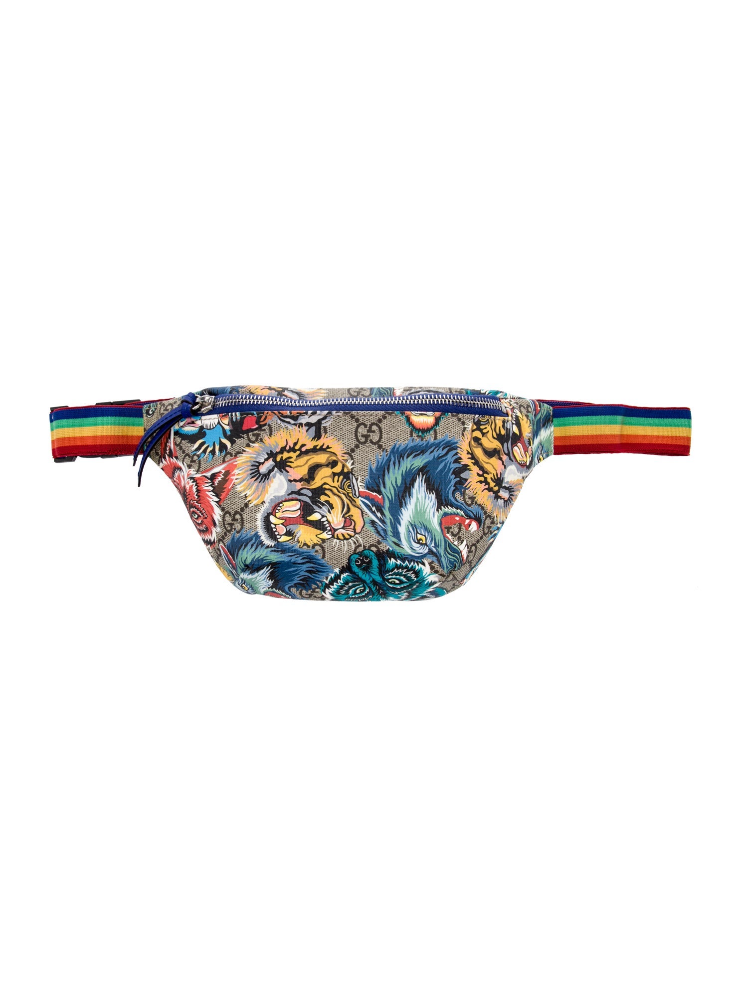 Gucci Boys' GG Supreme Tiger Waist Bag