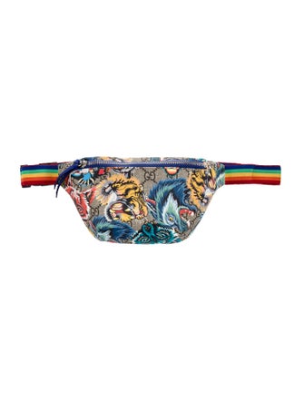 Gucci Boys' GG Supreme Tiger Waist Bag