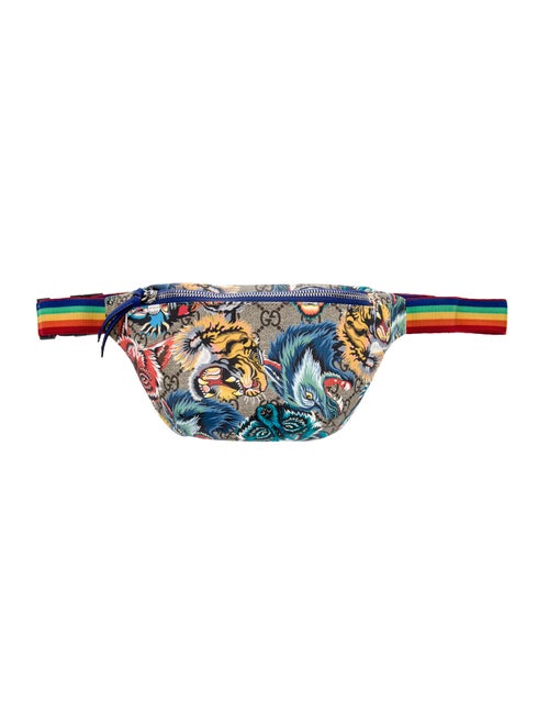 Gucci Boys' GG Supreme Tiger Waist Bag