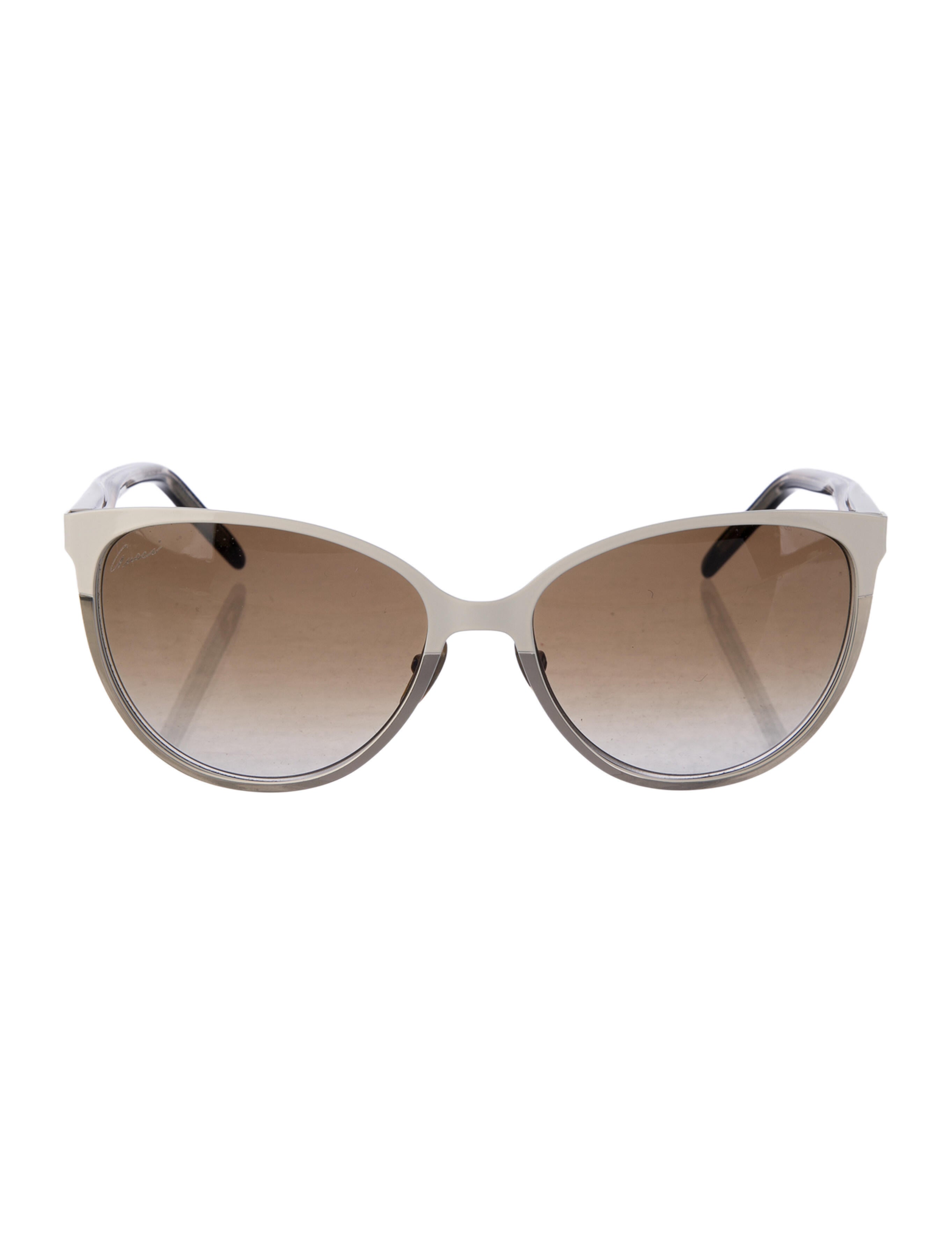 Gucci Interlocking G Logo Cat-Eye Sunglasses