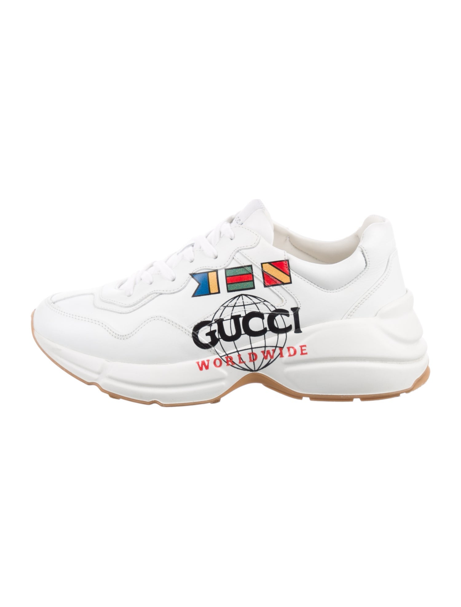 Gucci Leather Chunky Sneakers