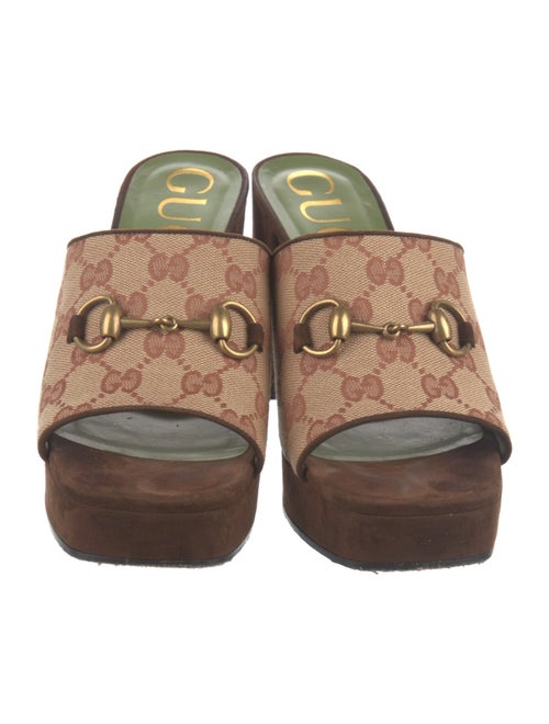 Gucci GG Canvas Canvas Slides