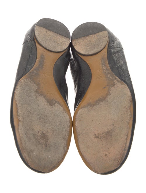 Gucci Horsebit Accent Patent Leather Ballet Flats