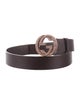 Gucci Interlocking G Logo Leather Belt Kit