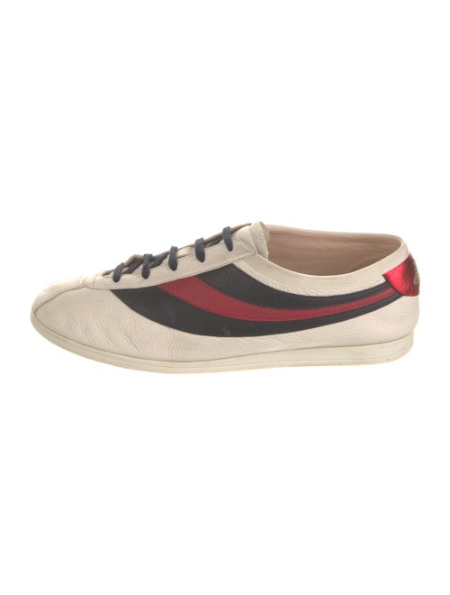 Gucci Leather Colorblock Pattern Sneakers