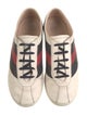 Gucci Leather Colorblock Pattern Sneakers