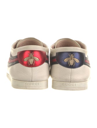 Gucci Leather Colorblock Pattern Sneakers