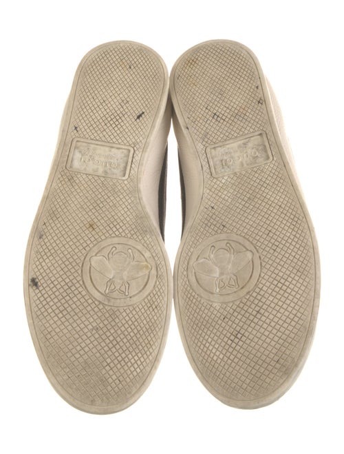 Gucci Leather Colorblock Pattern Sneakers