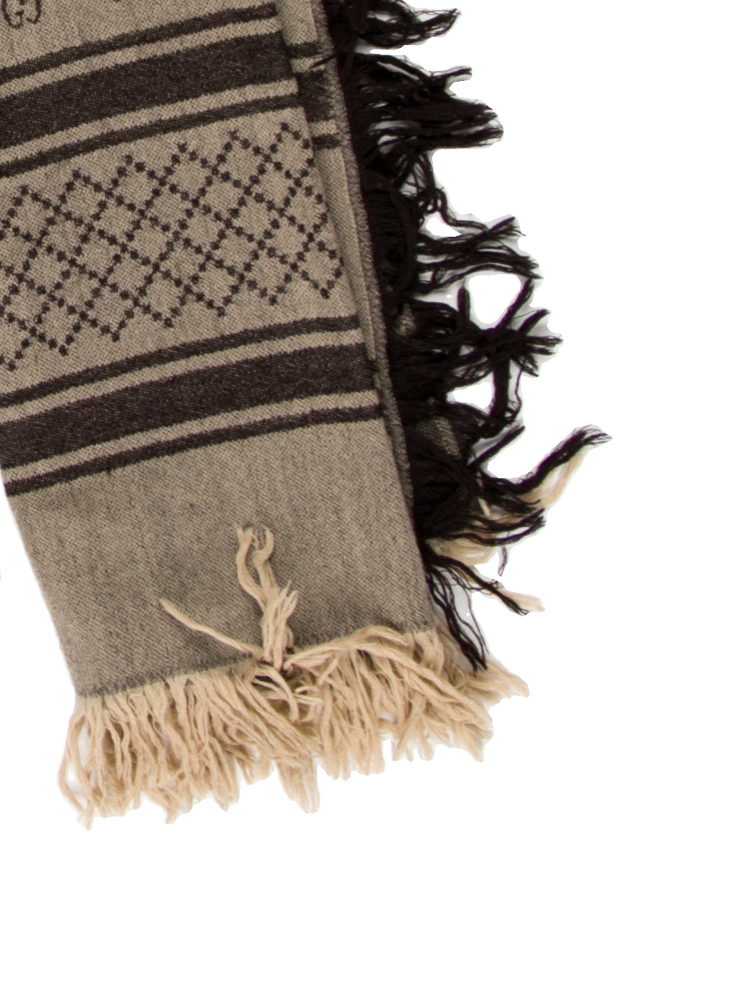 Gucci Wool GG Logo Scarf