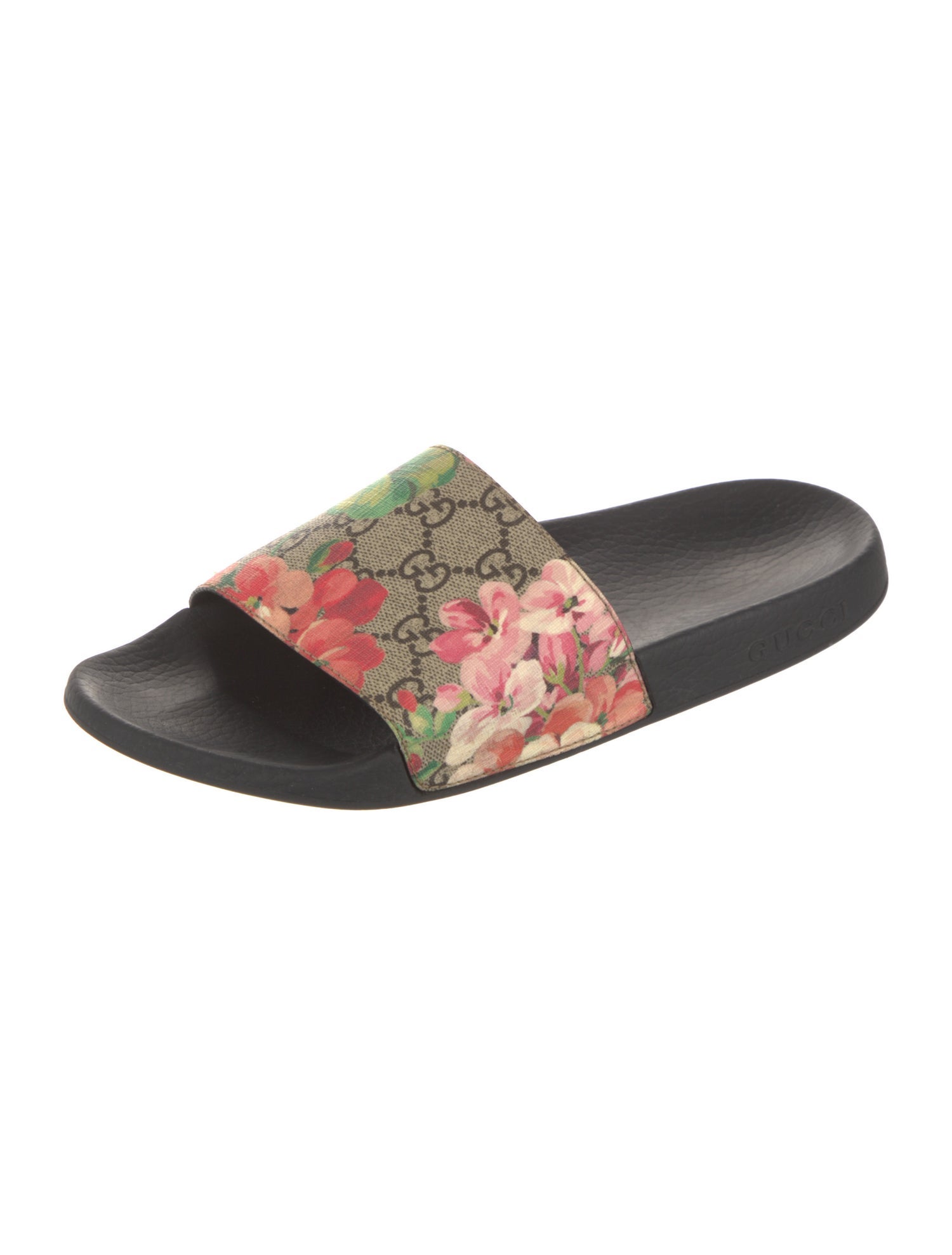 Gucci Blooms Print Slides