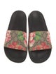 Gucci Blooms Print Slides