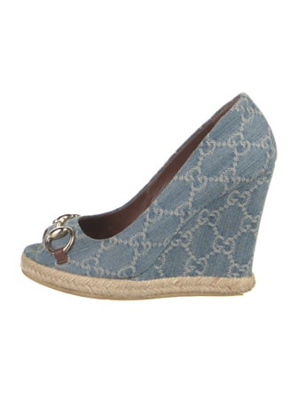 Gucci GG Denim Denim Pumps