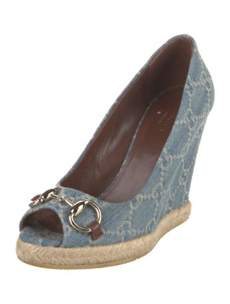 Gucci GG Denim Denim Pumps