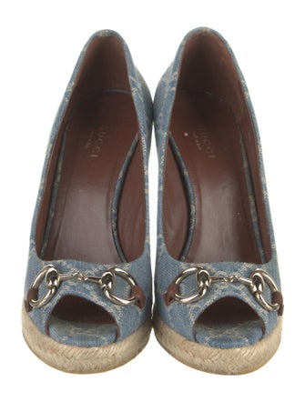 Gucci GG Denim Denim Pumps