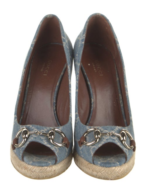 Gucci GG Denim Denim Pumps