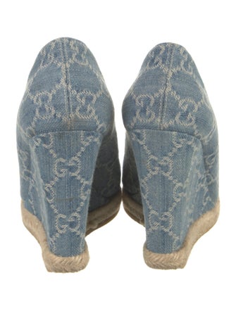 Gucci GG Denim Denim Pumps