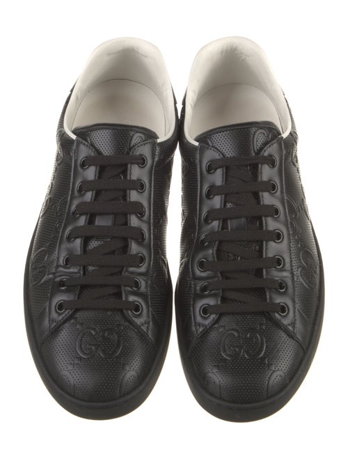 Gucci GG Embossed Leather Sneakers